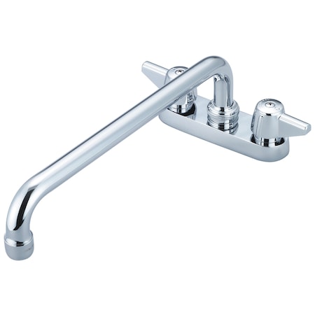 Central Brass Two Handle Cast Brass Bar/Laundry Faucet in Chrome 0084-A3